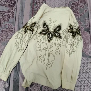 شومیز مانتویی کتان