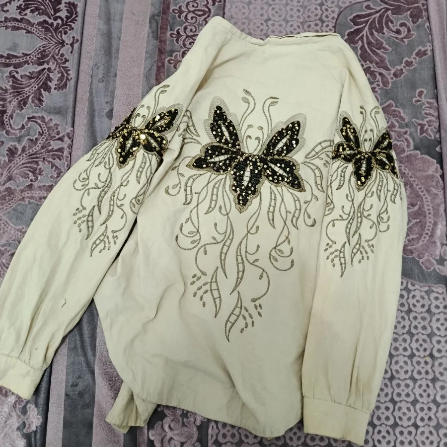 شومیز مانتویی کتان