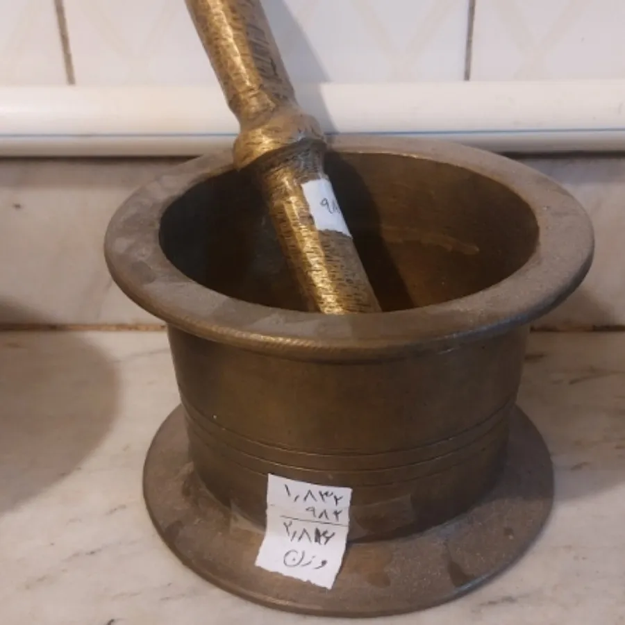 هاون برنجی عتیقه