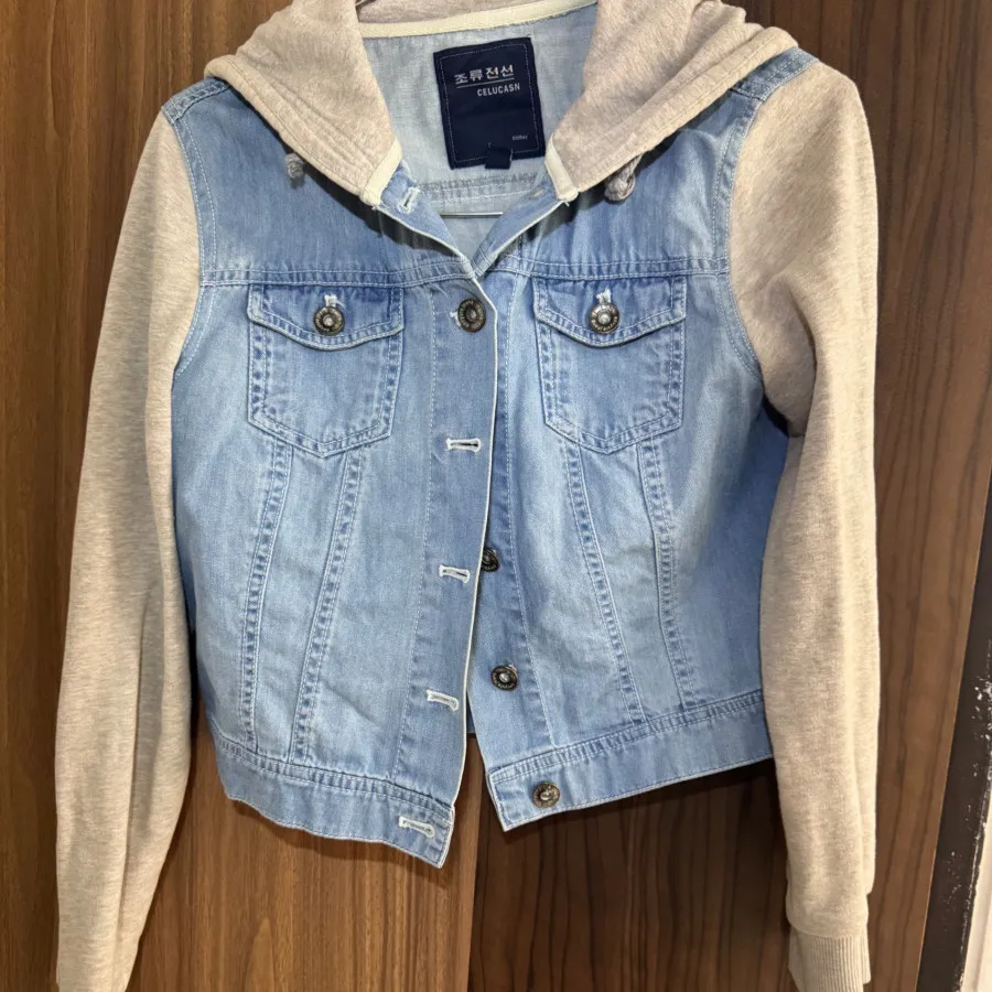 سوییشرت جین نیم تنه