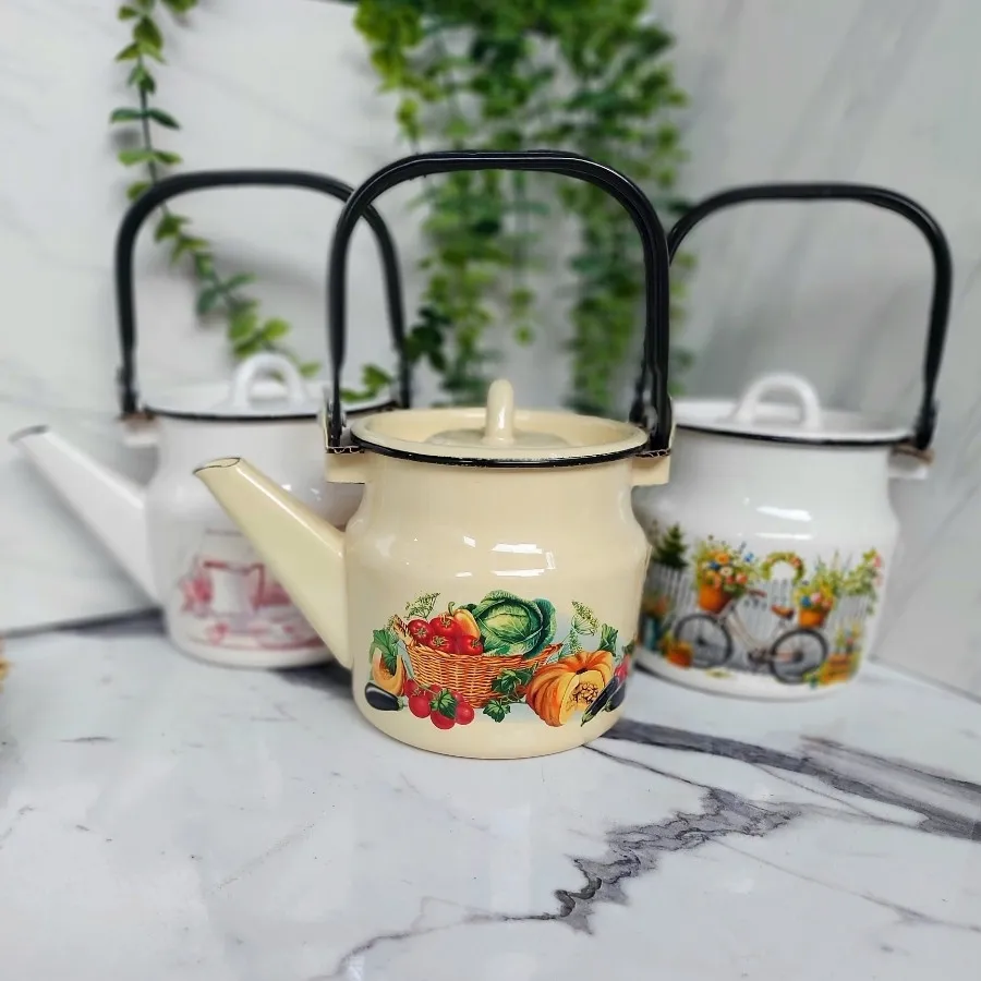 کتری نقلی لعاب روس