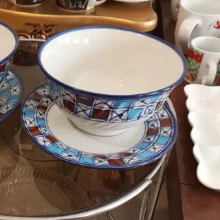 ست ظروف پذیرایی سرامیکی