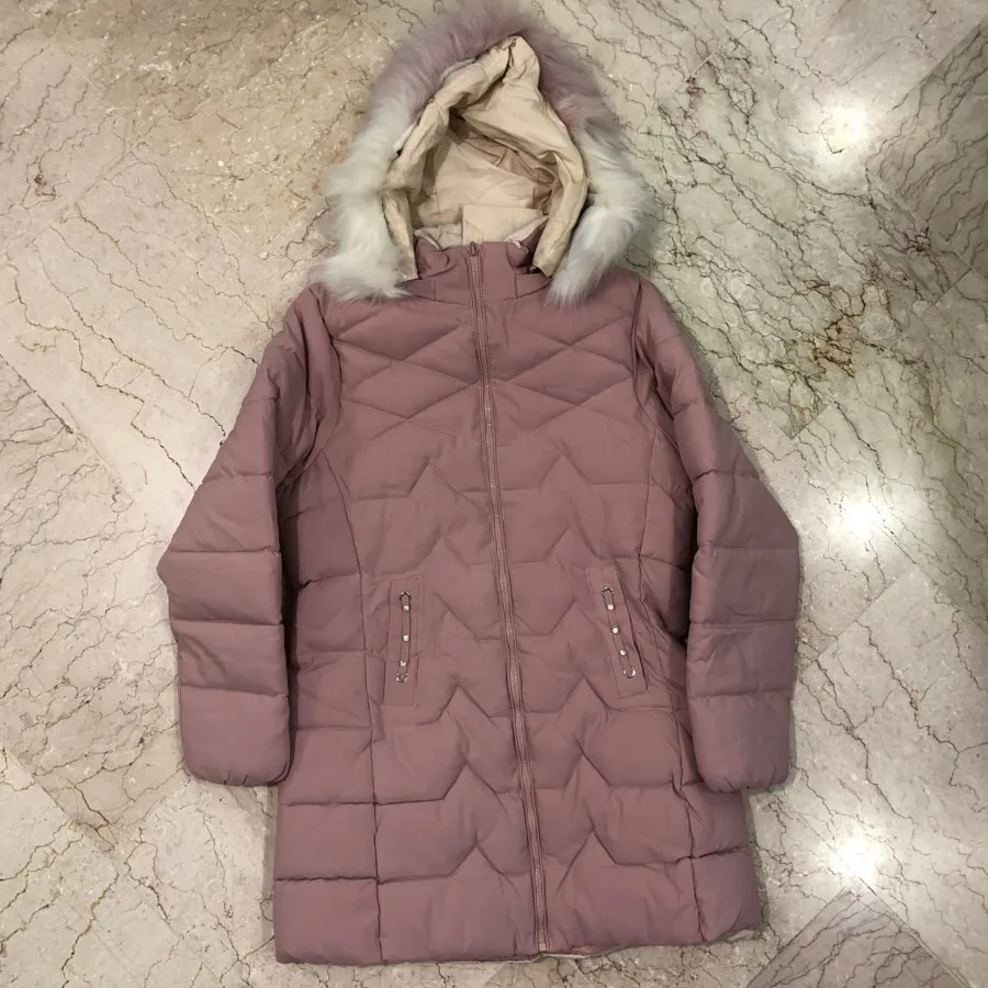 کاپشن وارداتی صورتی