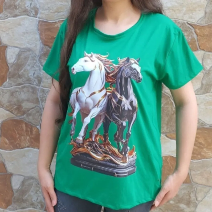 تیشرت طرح سه بعدی