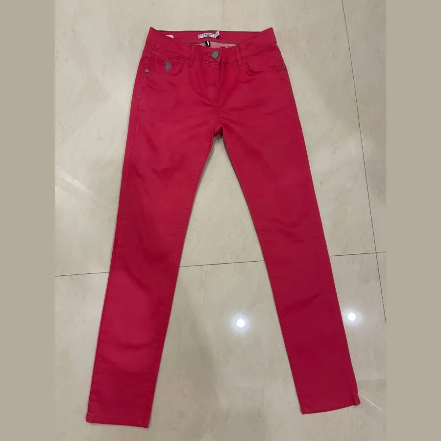 شلوار کتان اسکینی پولو