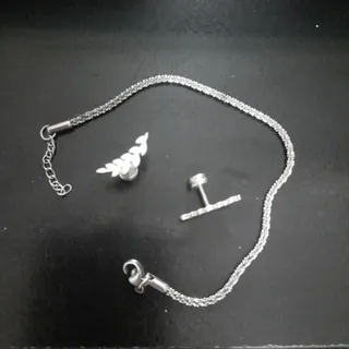 دستبند و گوشواره استیل