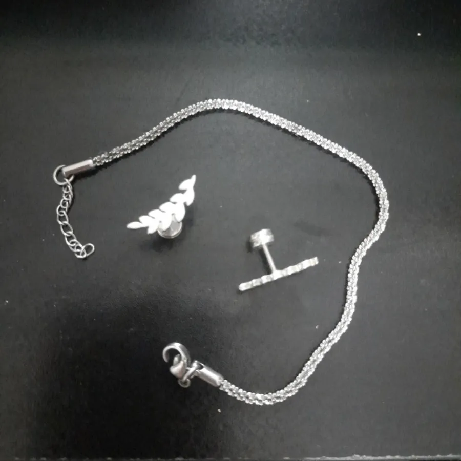 دستبند و گوشواره استیل
