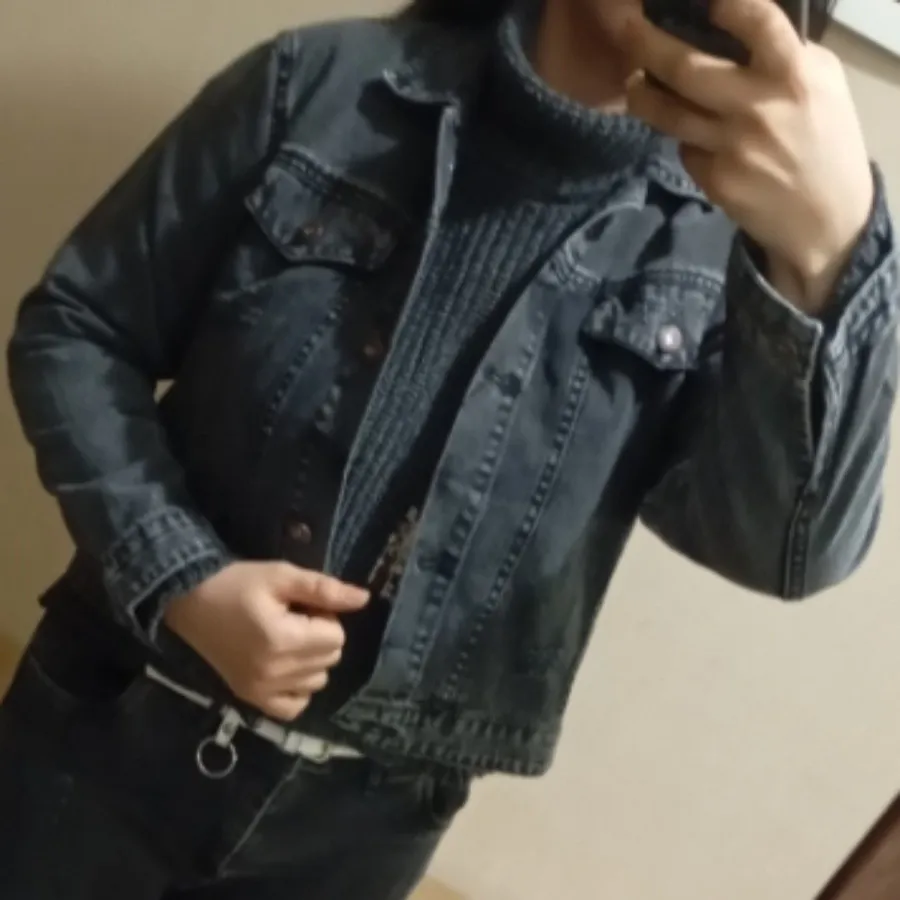 کت جین زغالی