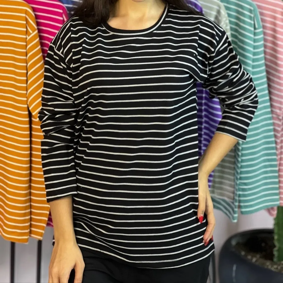 بلوز پنبه راه راه