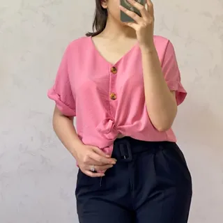 شومیز صورتی خارجی