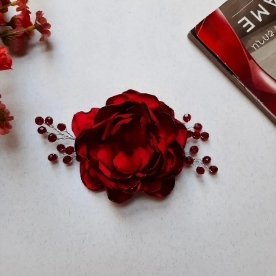 گل مجلسی پارچه ای دستساز