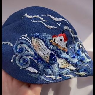 تل اسکارف گلدوزی