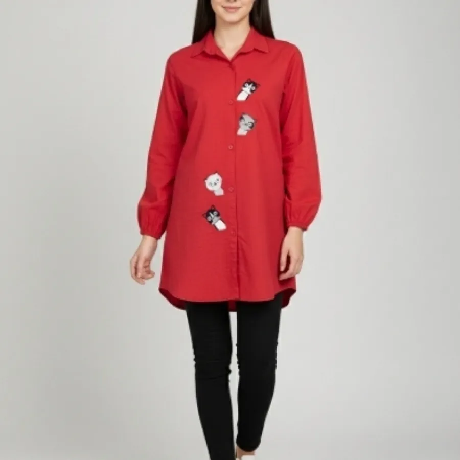 شومیز رنگ پرتقالی