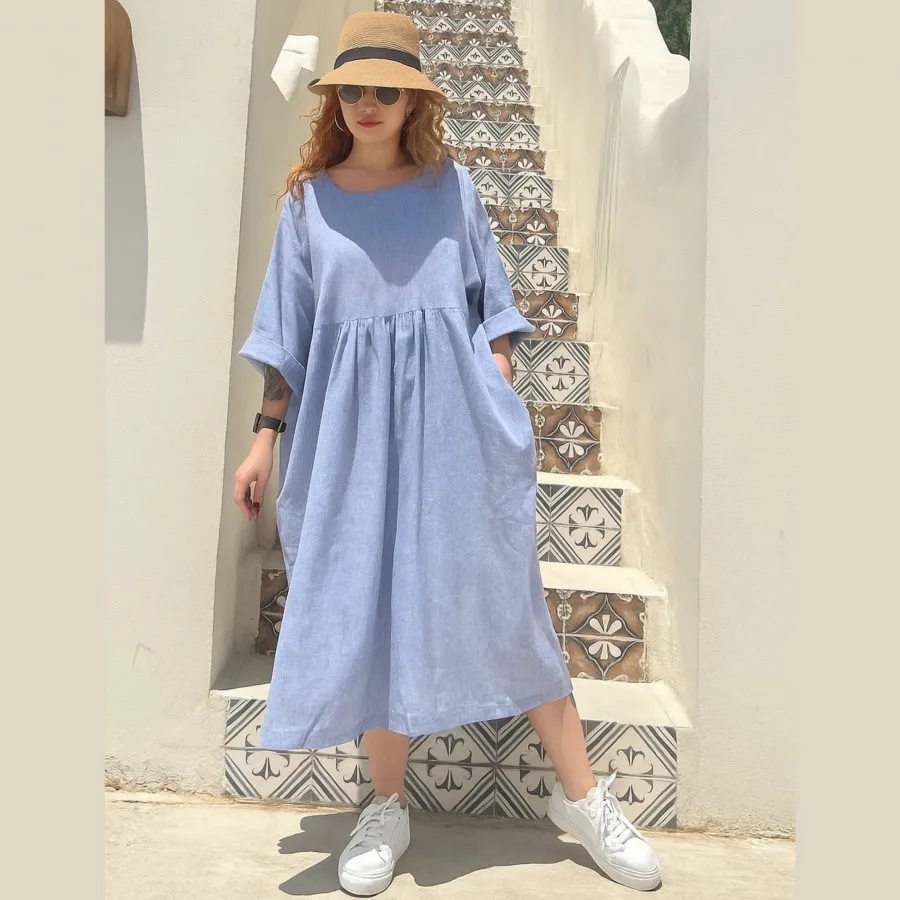 پیرهن ساحلی کژوال مینیمال