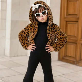 ست دو تکه سرهمی و کت خز