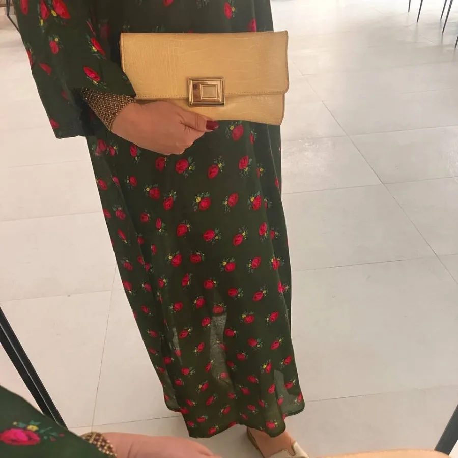 کیف رنگ نخودی دستی