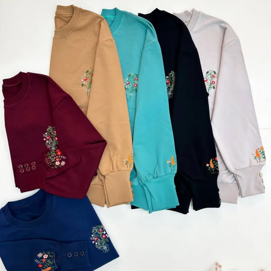 بلوز زنانه گلدوزی شده