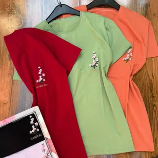 تیشرت گلدوزی نخ پنبه