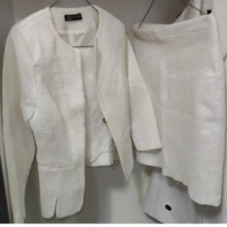 کت دامن مجلسی سفید