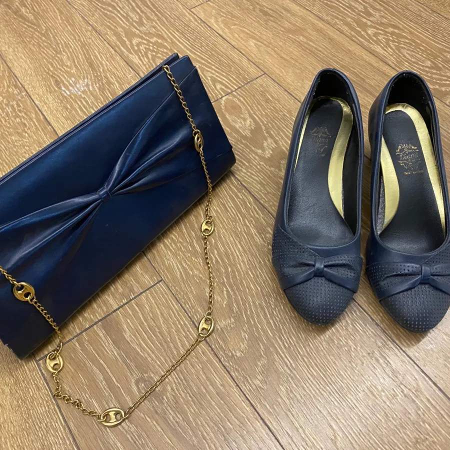 ست کیف و کفش چرم