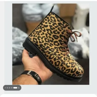 نیم بوت پلنگی