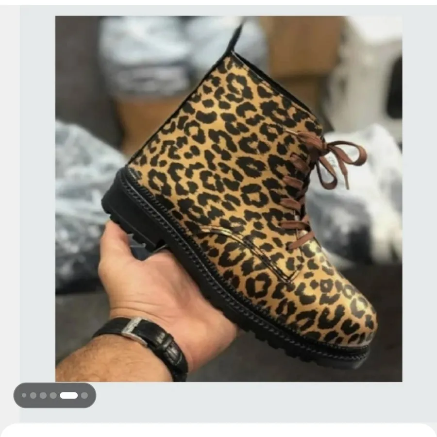 نیم بوت پلنگی