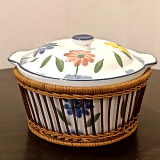 قابلمه گل پنبه ای سرامیکی