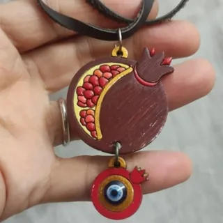 گردنبند یلدایی صنایع دستی