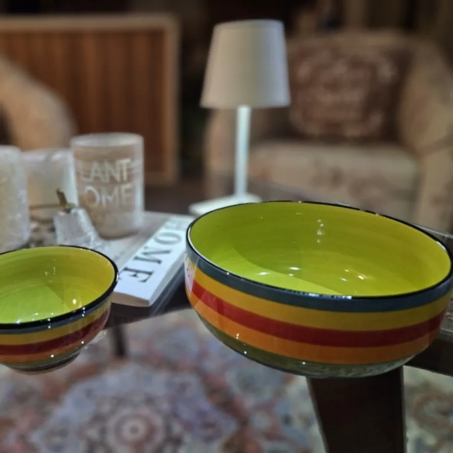 دوعدد کاسه دست ساز