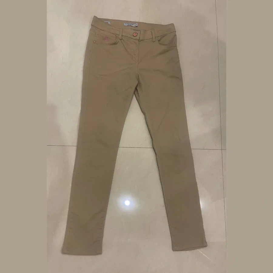 شلوار کتان اسکینی پولو