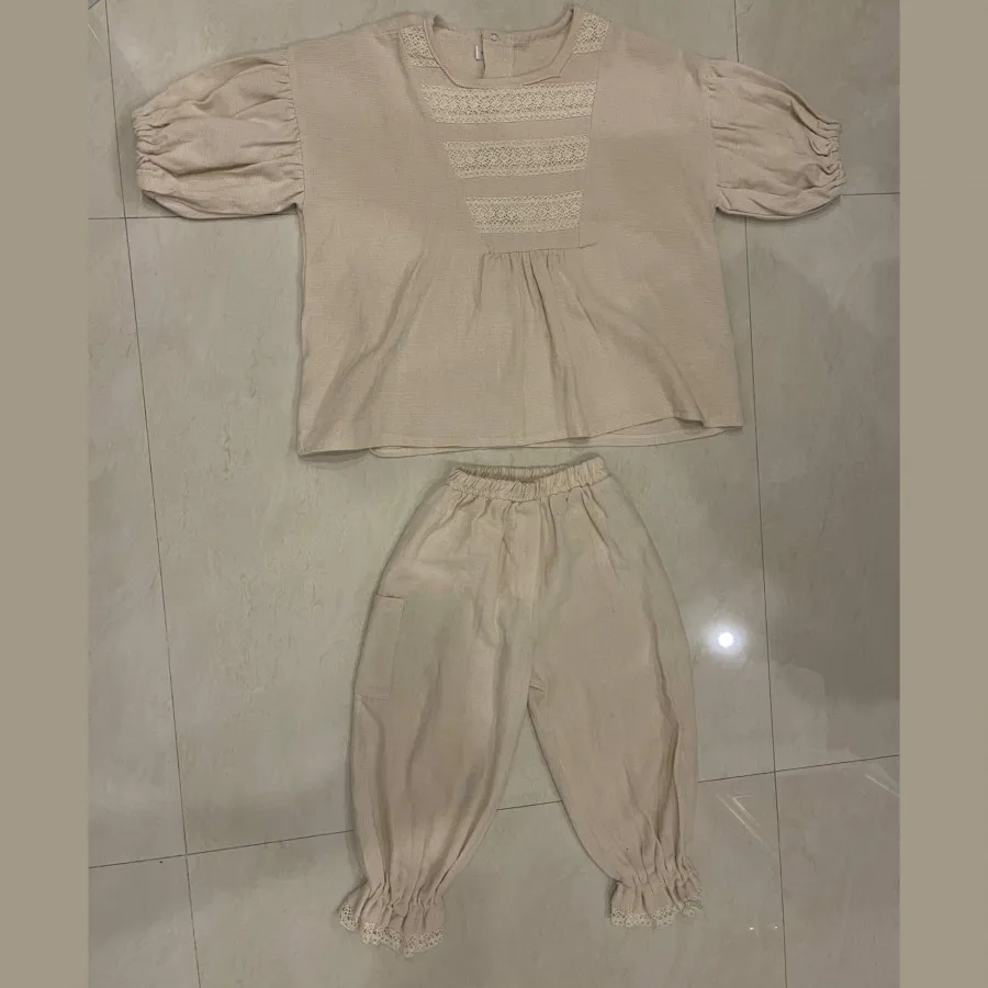 ست دخترانه لینن