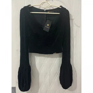 نیم تنه مجلسی استین پفی