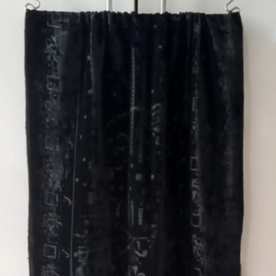 شال مخمل  مشکی