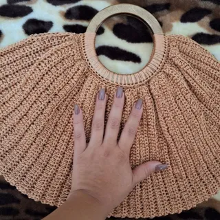 کیف دستبافت مکرومه بافی