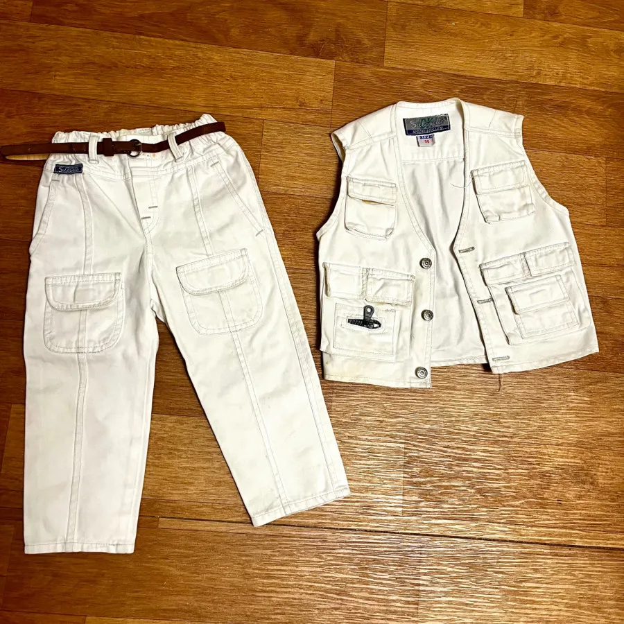 جلیقه شلوار جین