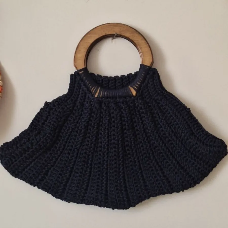 کیف دستبافت مکرومه بافی