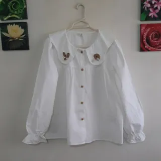 شومیز سفید عروسکی