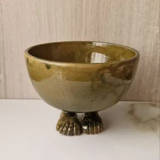 کاسه سفالی دست ساز