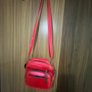 کیف رو دوشی یه وری صورتی