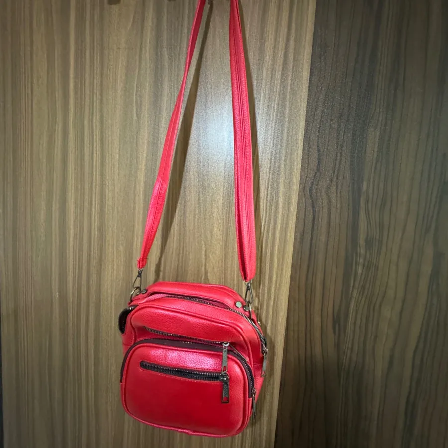 کیف رو دوشی یه وری صورتی