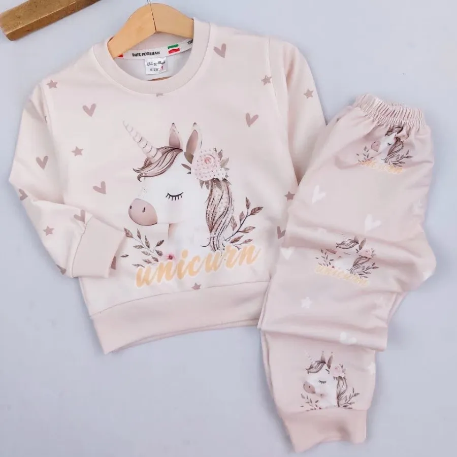 بلوز شلوار یونیکورن نگینی