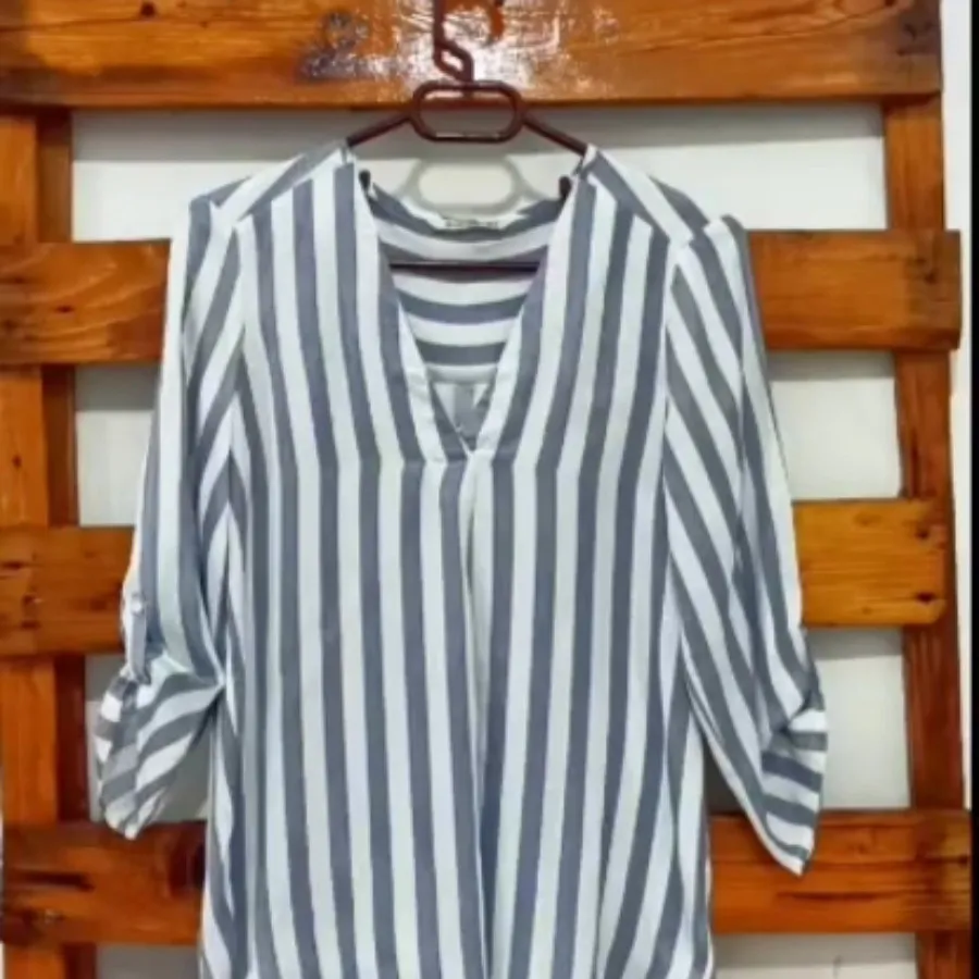 شومیز راه راه وارداتی