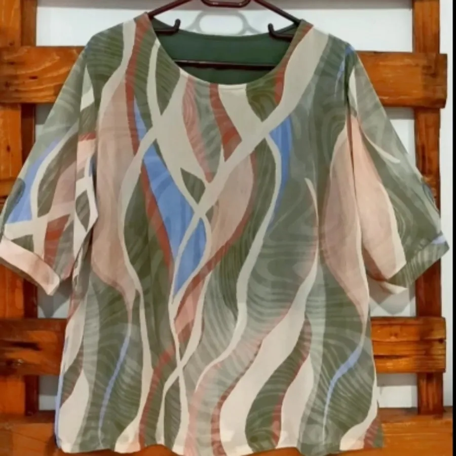 شومیز حریر آستردار واردات