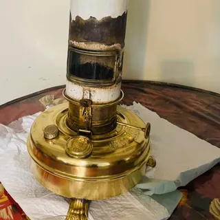 چراغ نفتی انتیک کالر فیکس