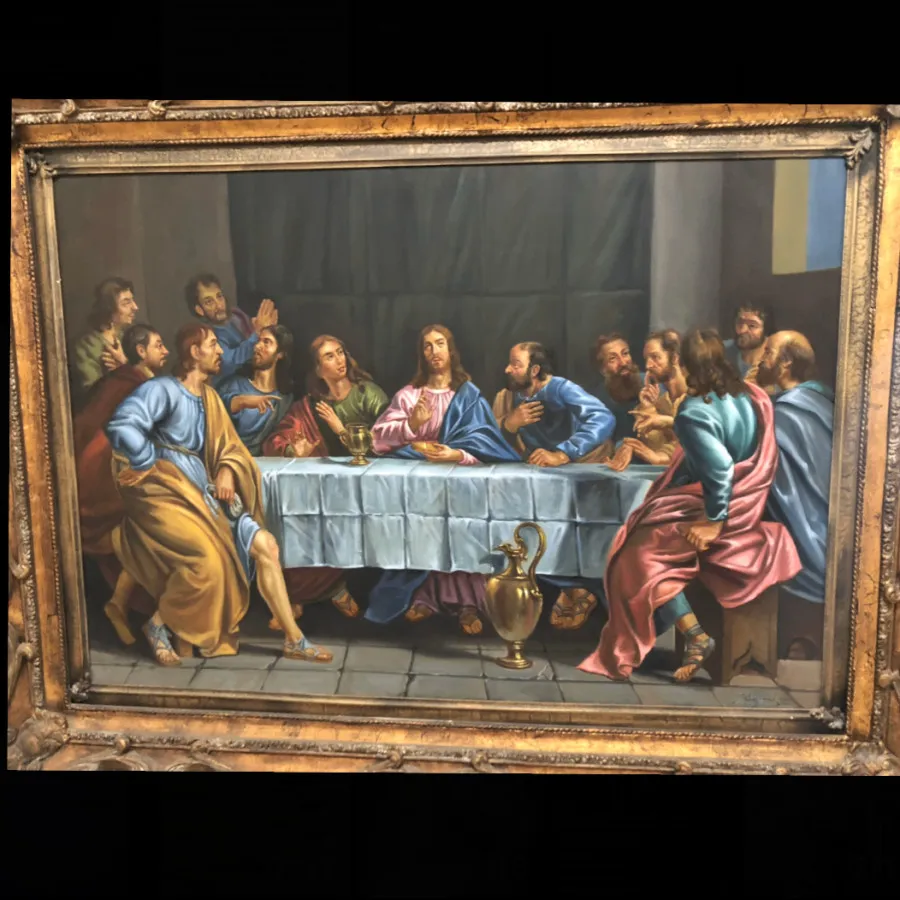 تابلو نقاشی شام آخر