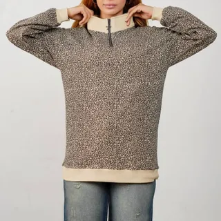 دورس نیم زیپ پلنگی