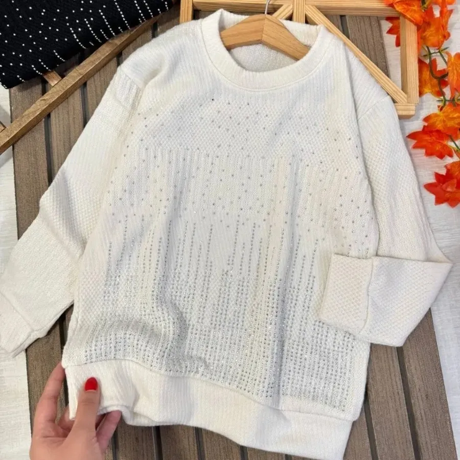 بلوز نگین دار