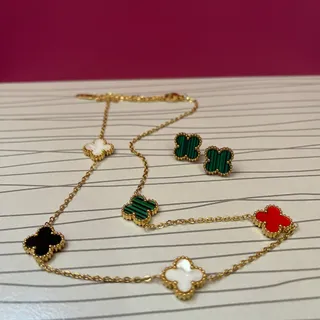 نیم ست استیل ونکلیف رنگی