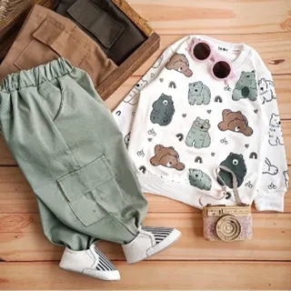 شلوار کتان بچگانه