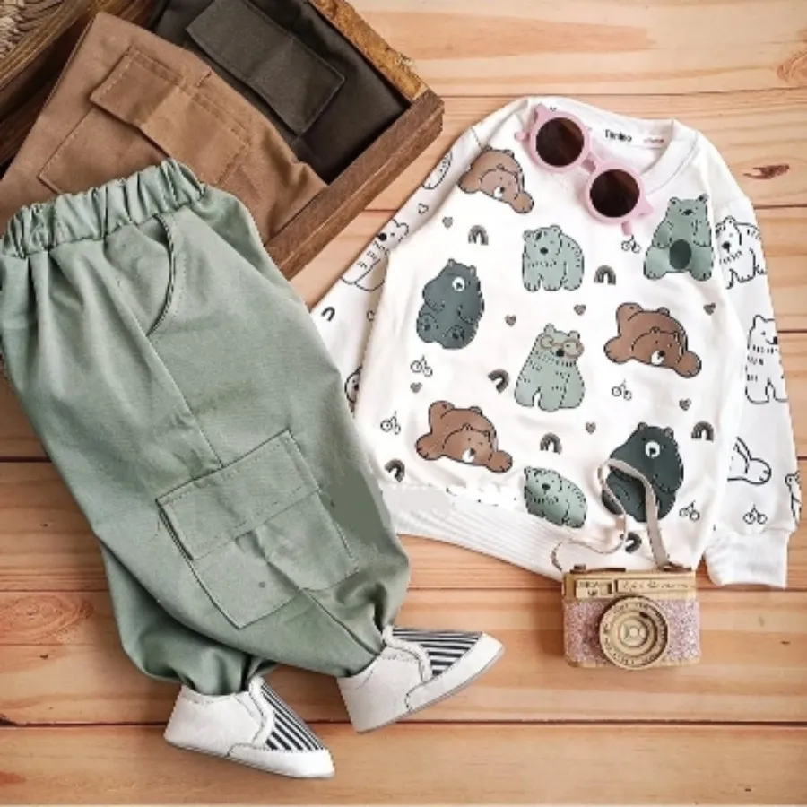 شلوار کتان بچگانه